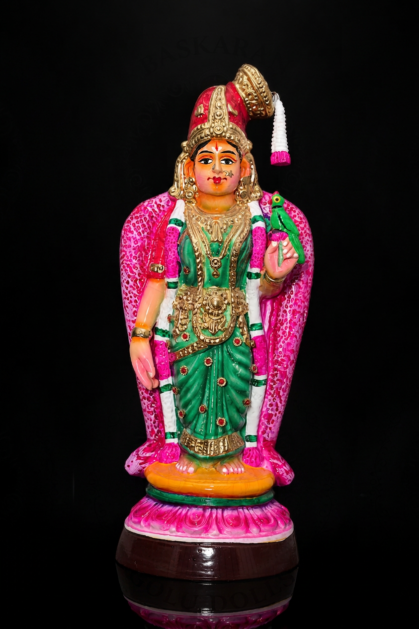 Aandal — hand-painted Golu doll