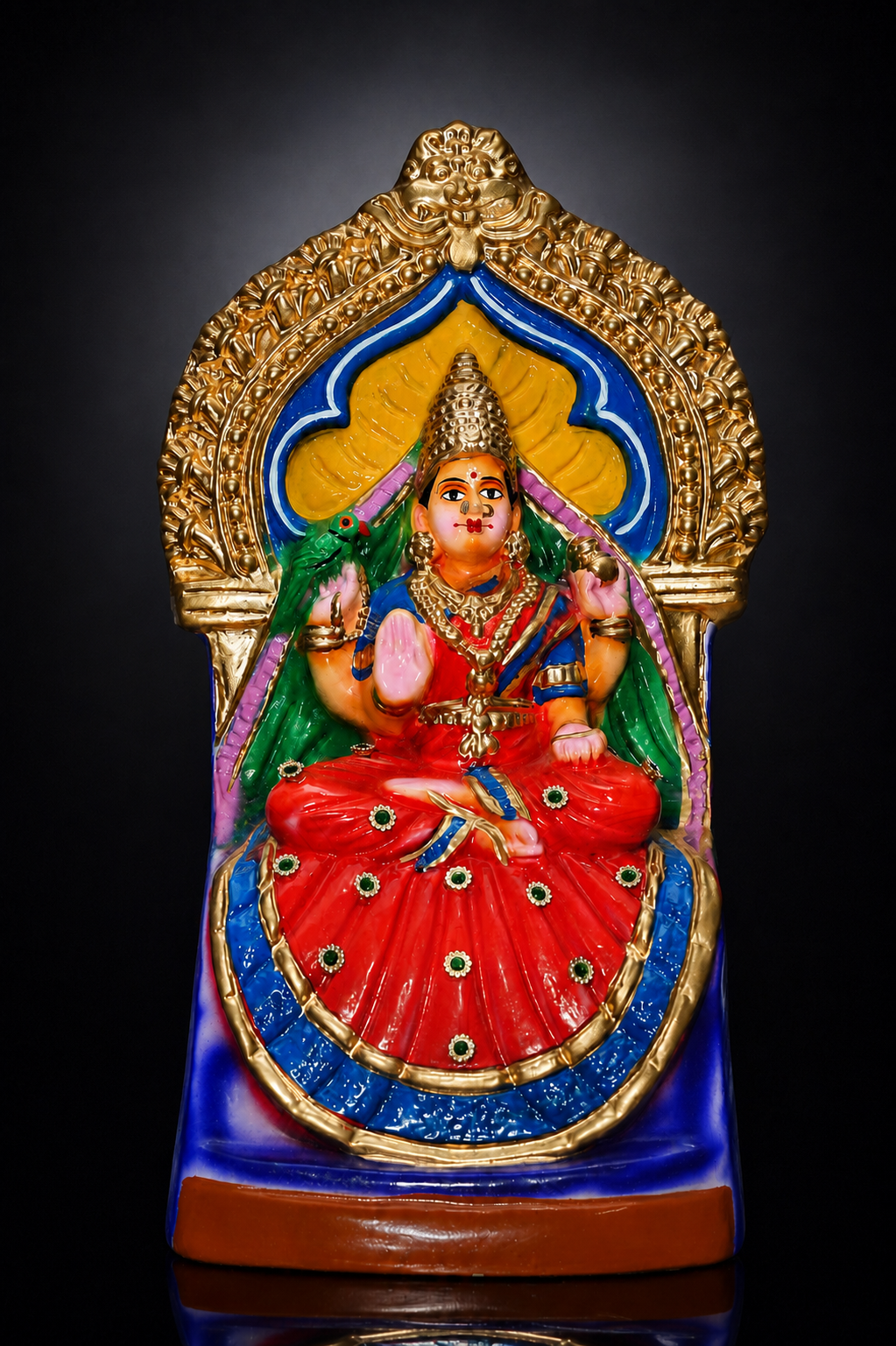 Saradhambal — hand-painted Golu doll