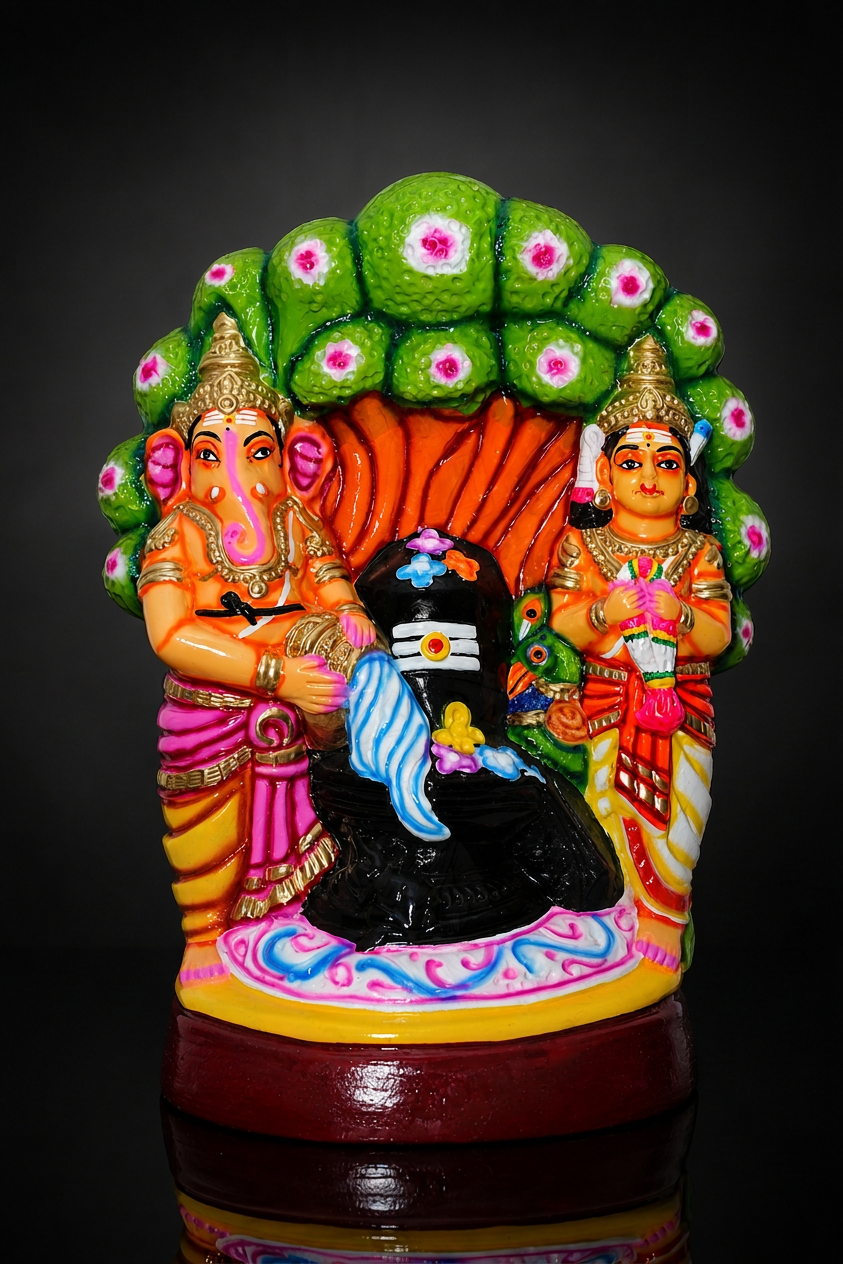 Vinayagarabisegam — hand-painted Golu doll